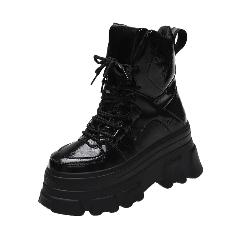Vintage Martin High-Top Platform Cotton Boots