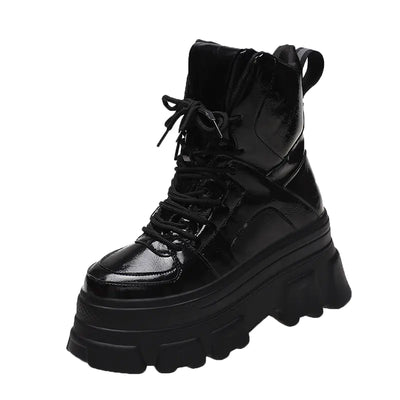 Vintage Martin High-Top Platform Cotton Boots